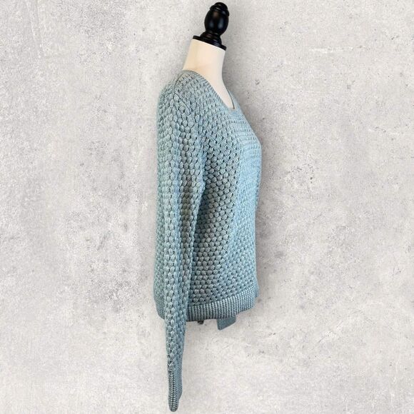 Victoria’s Secret Blue Sweater Chunky Knit Long Sleeve, Size S (no size tag) - Picture 5 of 10